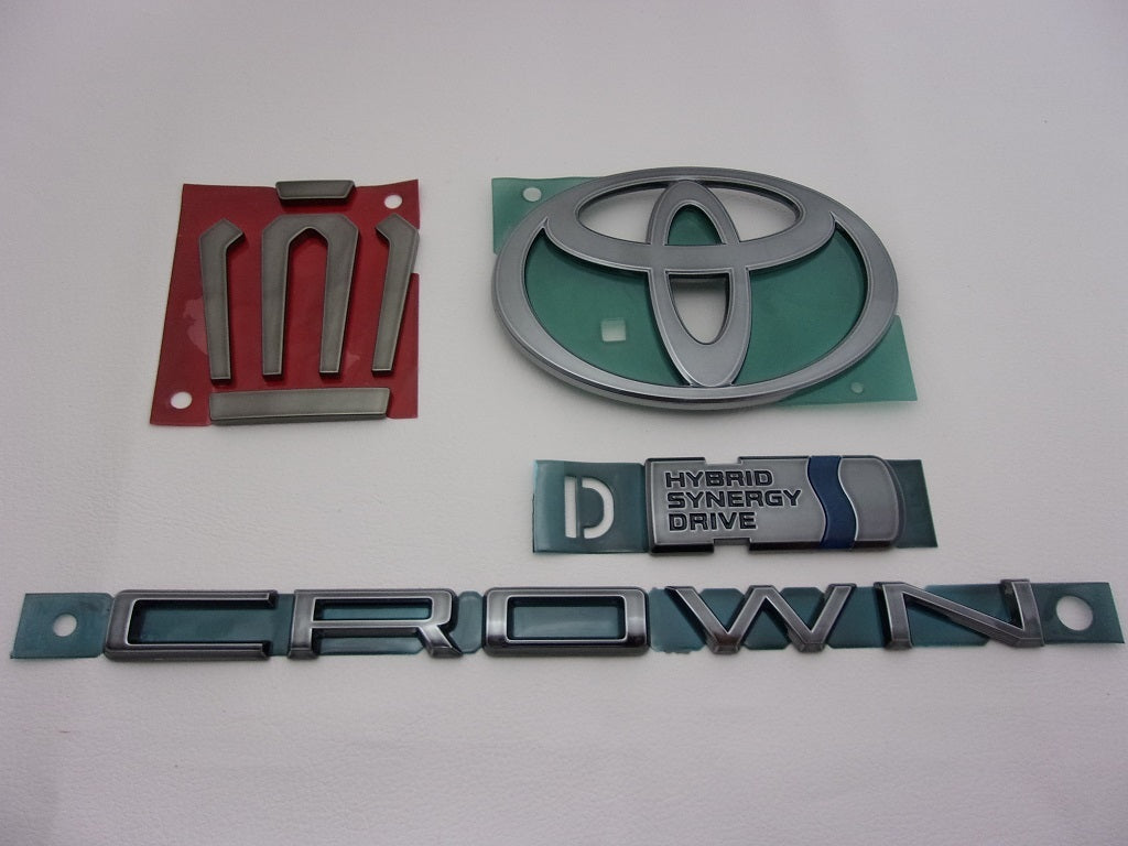 AZSH35 Toyota Crown Crossover OEM Badge Set Hood Trunk Pillar Front Rear Side