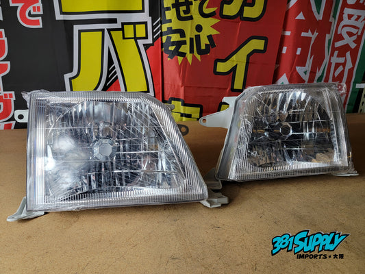 90 95 Series Land Cruiser Crystal Headlights KZJ90 KZJ95 VZJ90 VZJ95 (Will ship from USA location)